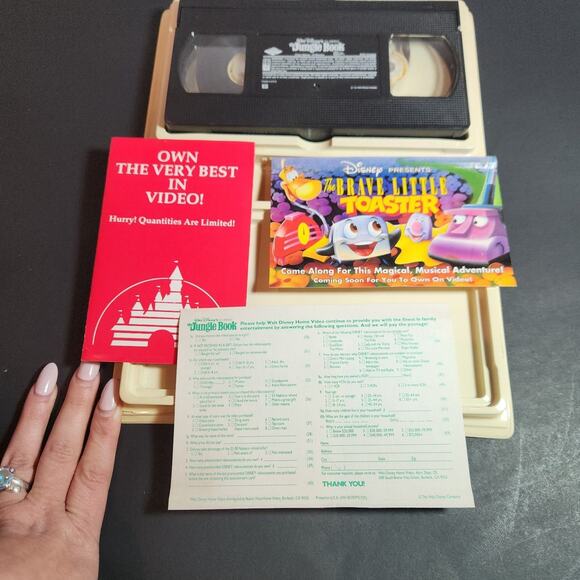 Collectible Walt Disney Classic The Jungle Book VHS Black Diamond edition #1122 - Picture 8 of 8